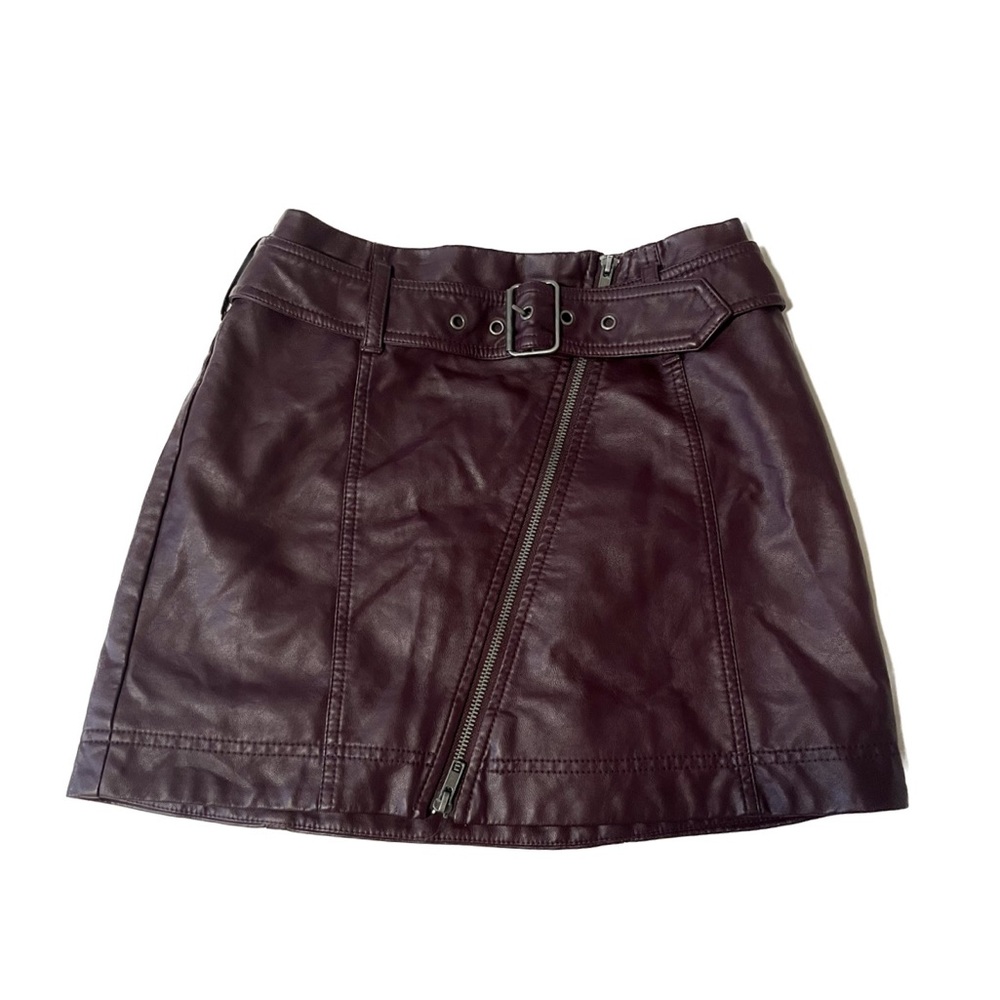 Free People Moto Mini Skirt
